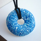 Fimo náhrdelník - donut