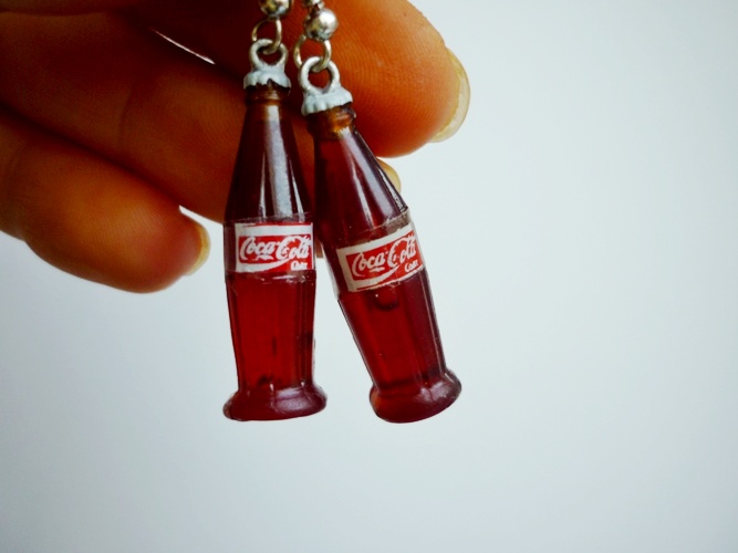 Coca Cola - náušnice