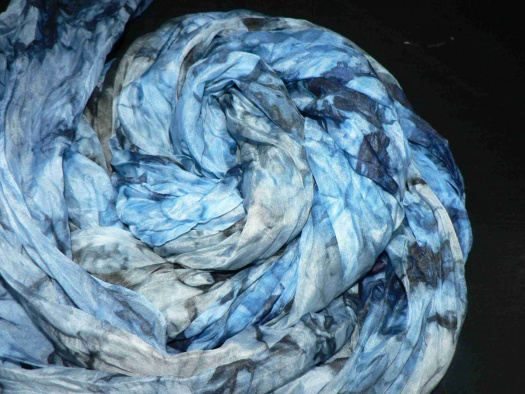 Šál petrolejově-modrý, 200x90 cm