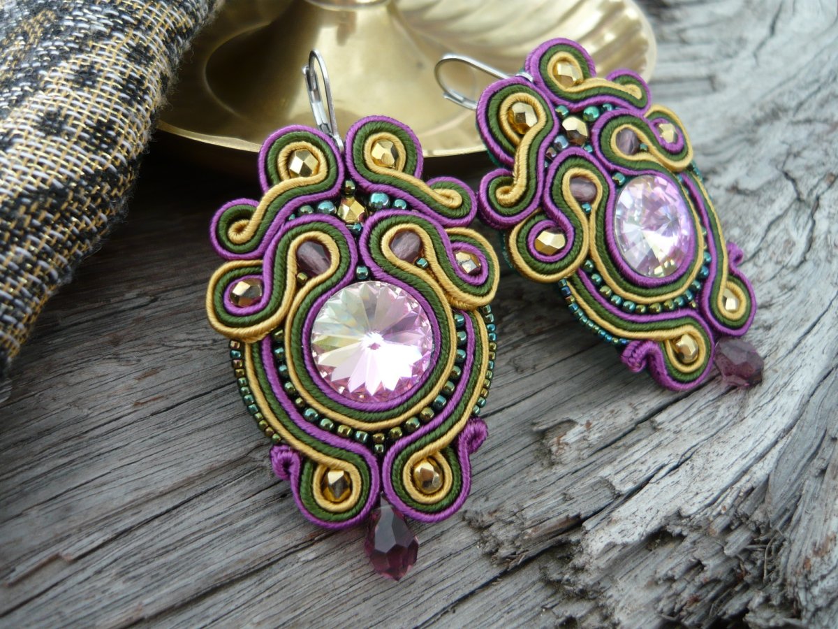 Sutaškové náušnice Paradise Shine