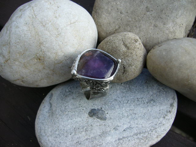 Pro lásku - prsten s ametystem