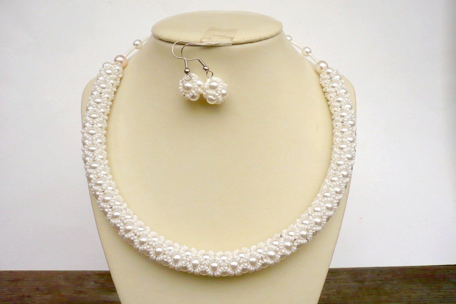 Svatební náhrdelník + náušnice