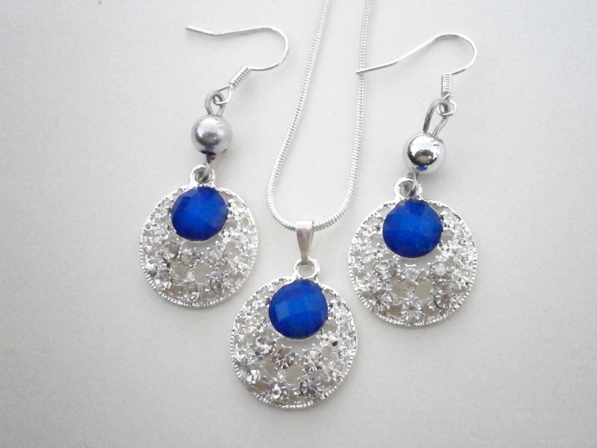 Set řetízek náušnice