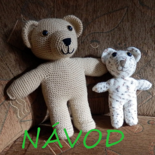 návod na háčkované medvídky