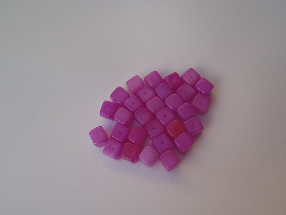 skleněné kostičky