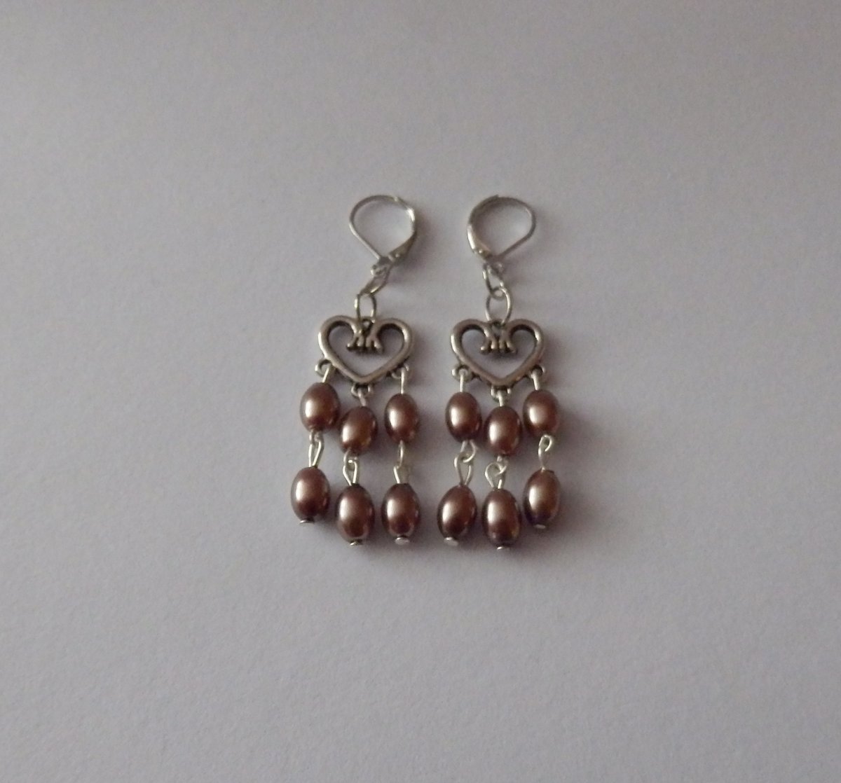 Srdíčkové s barvou latte