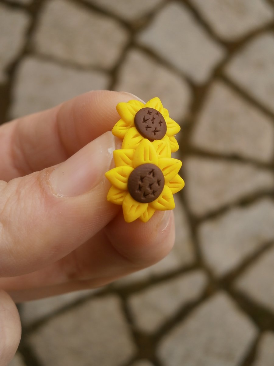 Náušnice slunečnice