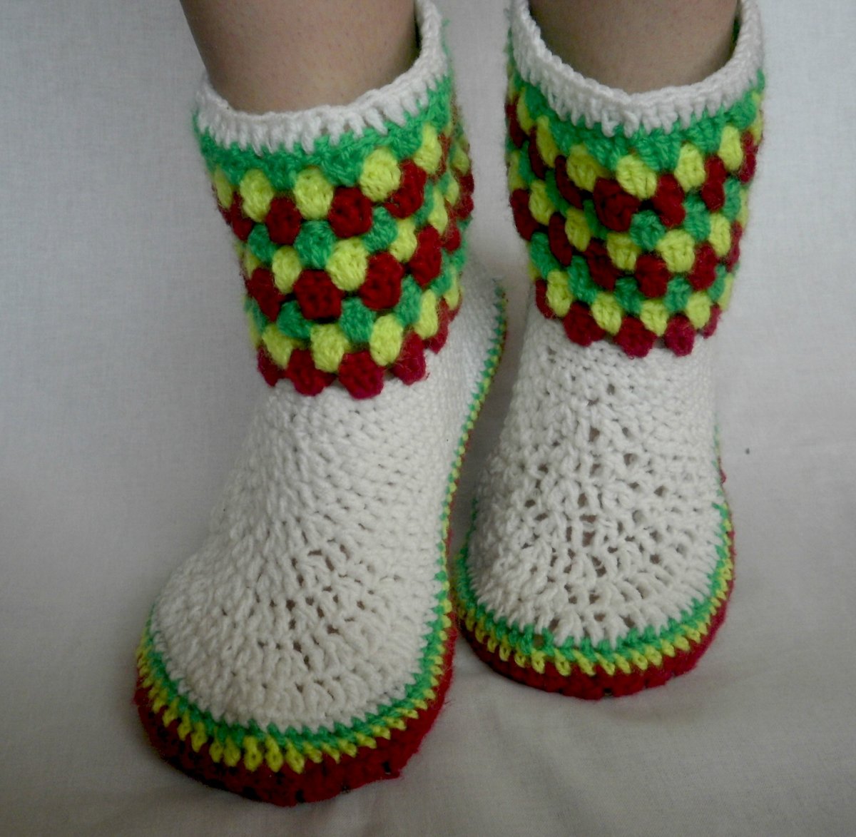 Háčkované bačkory