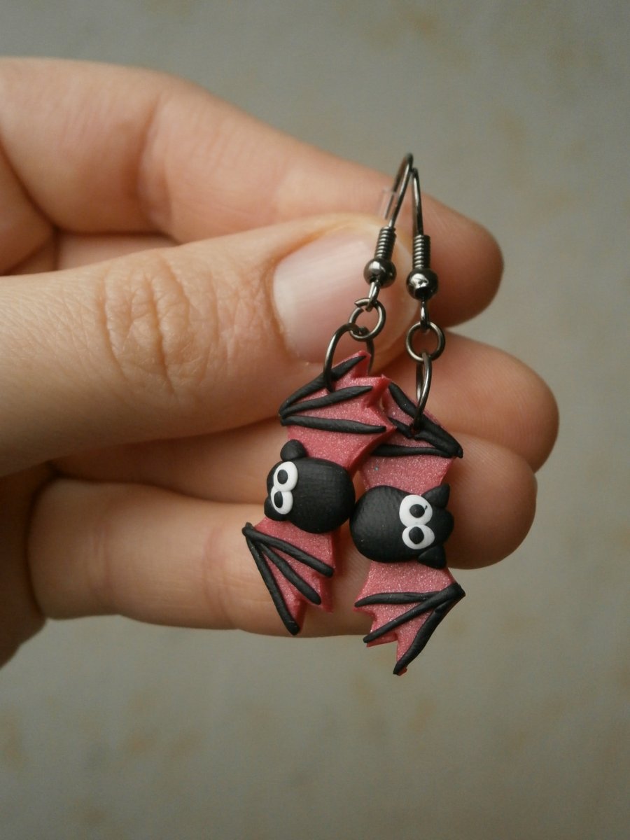 Náušnice netopýři růžoví