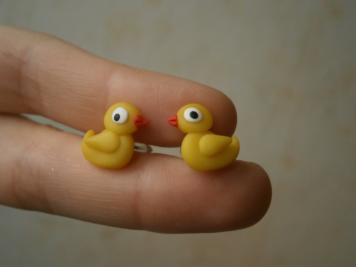 Náušnice kachny – pecky