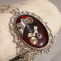 Červený steampunkový náhrdelník II.