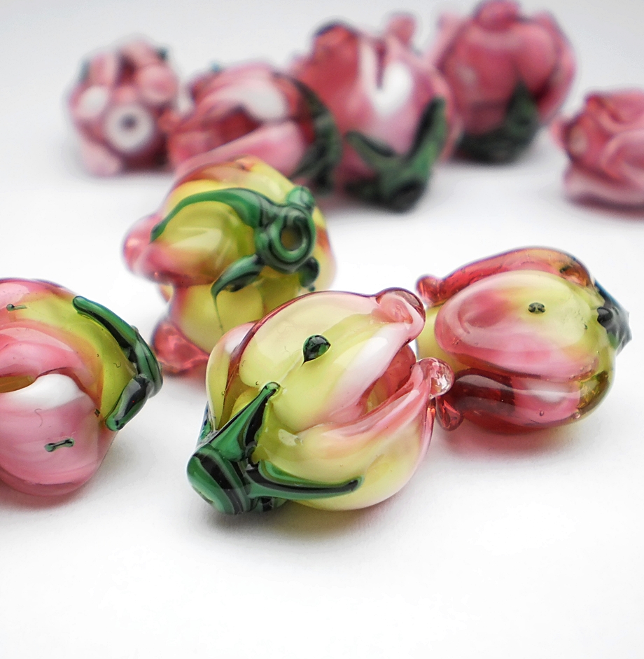 Vinutá skleněná perla 