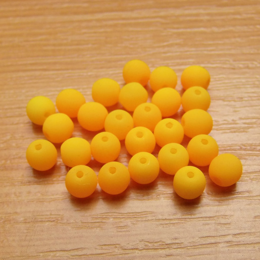 Neonové kuličky - 6mm - 25 kusů