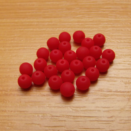 Neonové kuličky - 6mm - 25 kusů