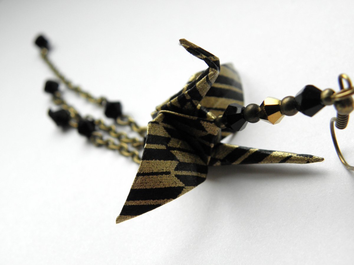  - černá noc - exkluzivní náušnice