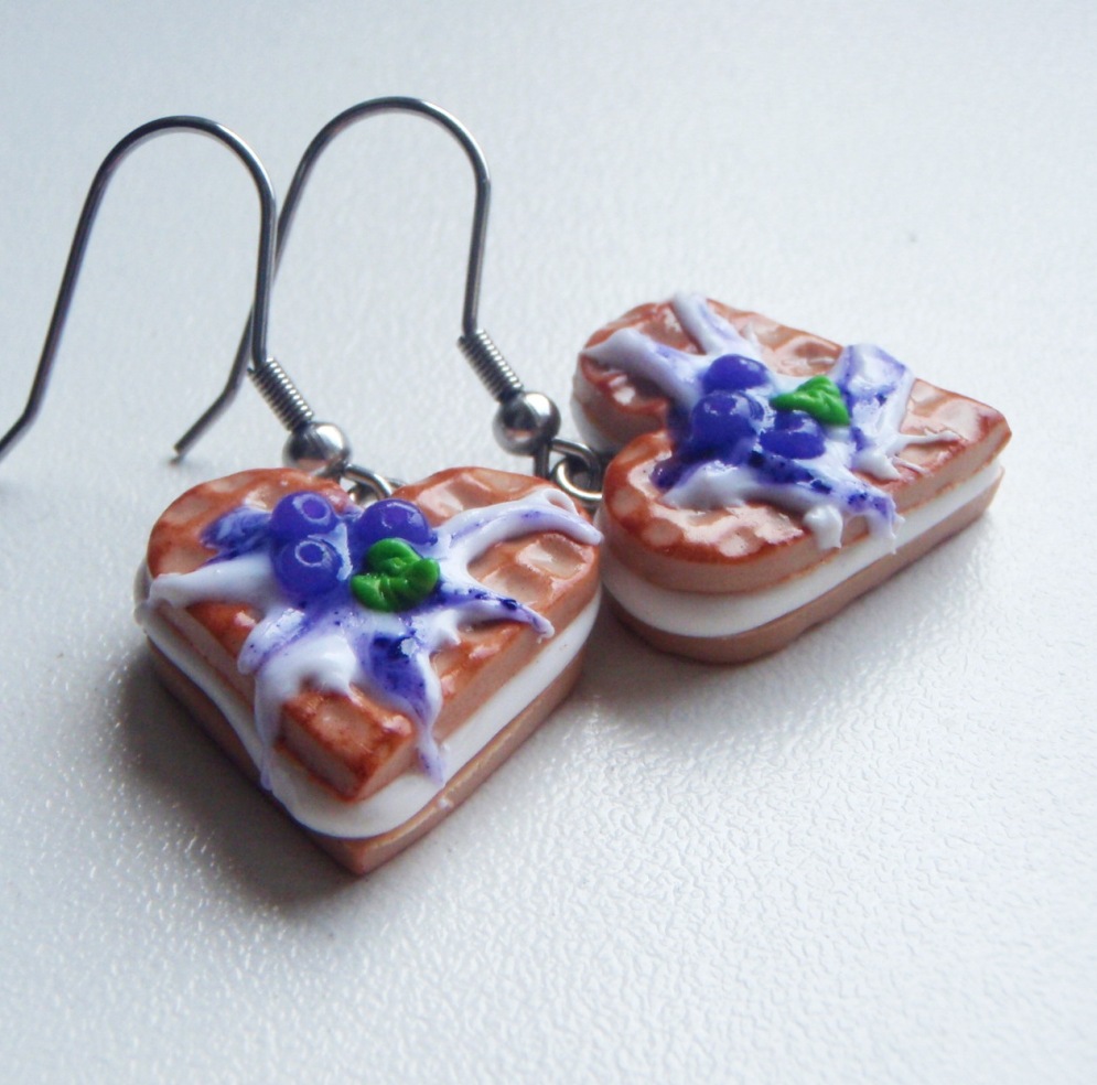 Sušenková srdíčka s borůvkami