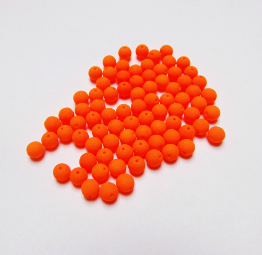 Neonové kuličky - 6mm - 25 kusů