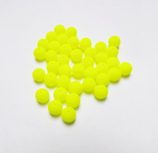 Neonové kuličky - 6mm - 25 kusů