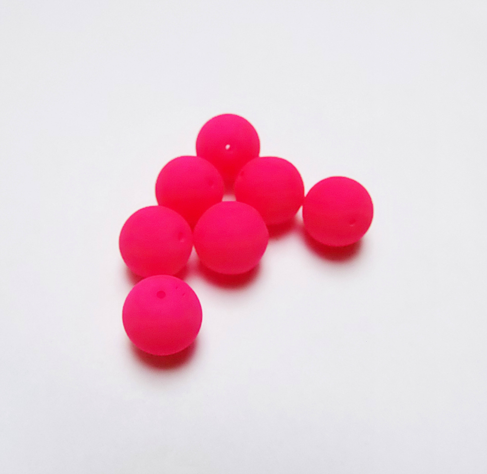 Neonové kuličky - 10mm - 10 kusů