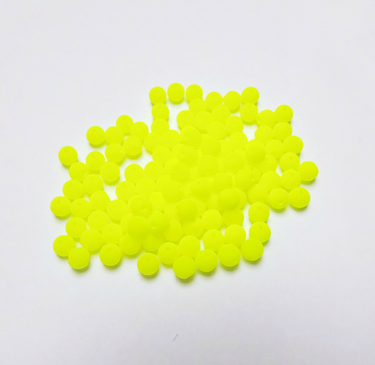 Neonové kuličky - 4 mm - 40 kusů 
