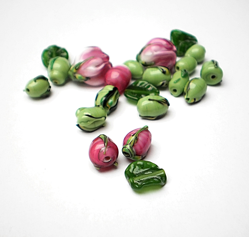 Vinutá skleněná perla 