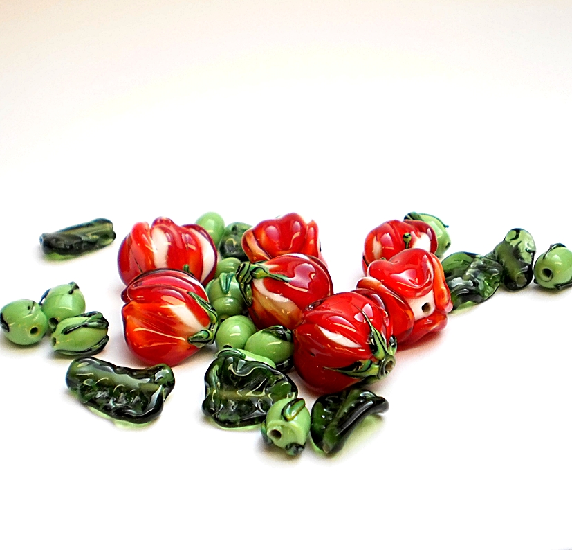 Vinutá skleněná perla 