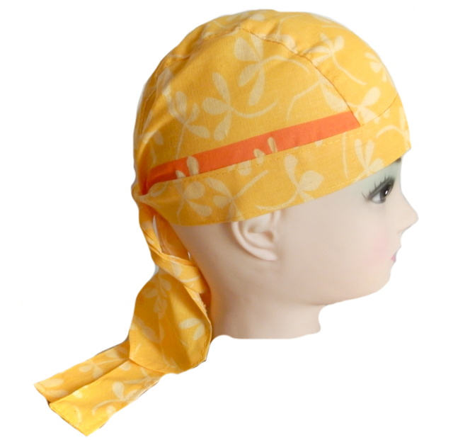 letní dětská pirátka-žlutá jako sluníčko