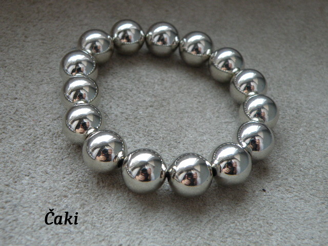 Stříbrné potěšení  - náramek