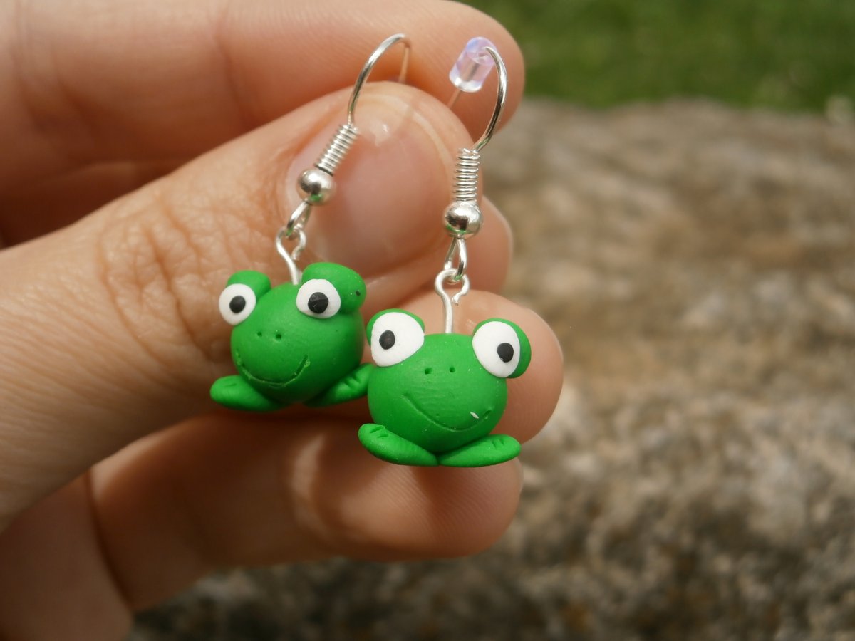 Náušnice žabky