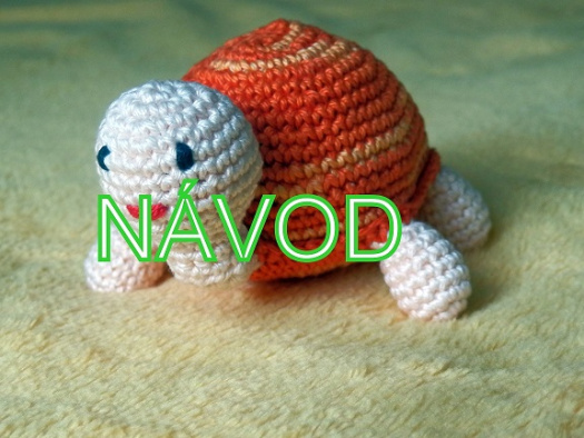 návod na háčkovanou želvičku Rozárku