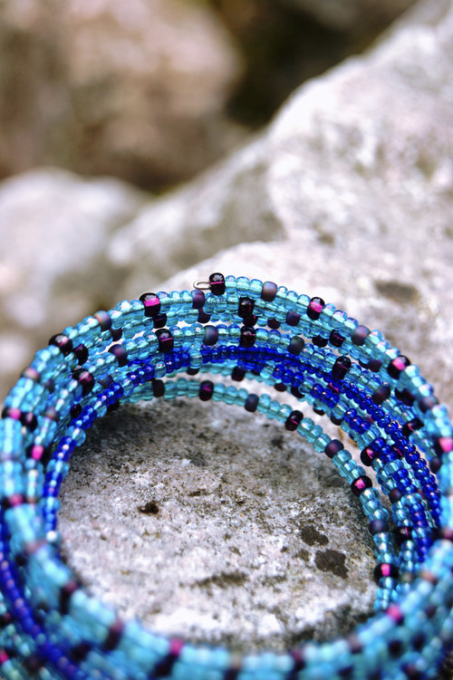 Aquamarine - náramek na ruku