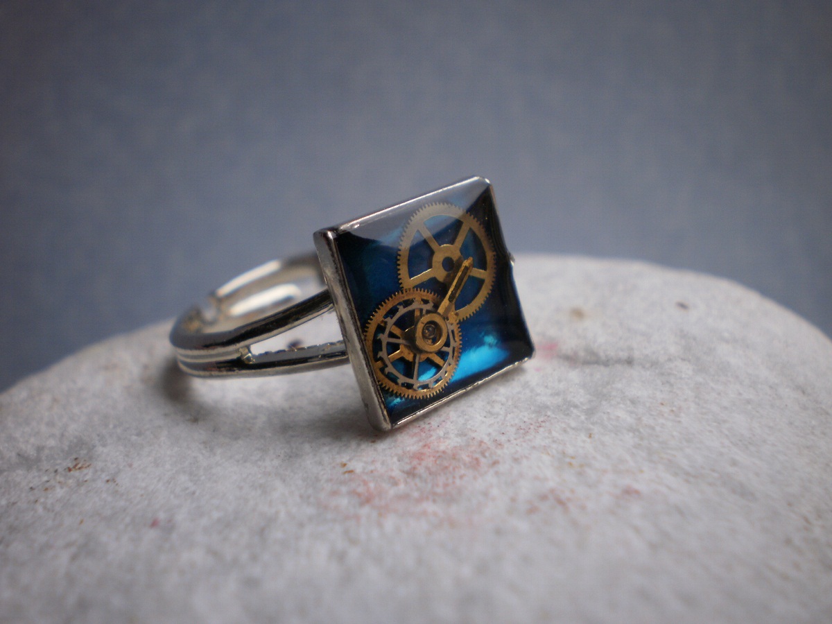 Čtvercový prstýnek