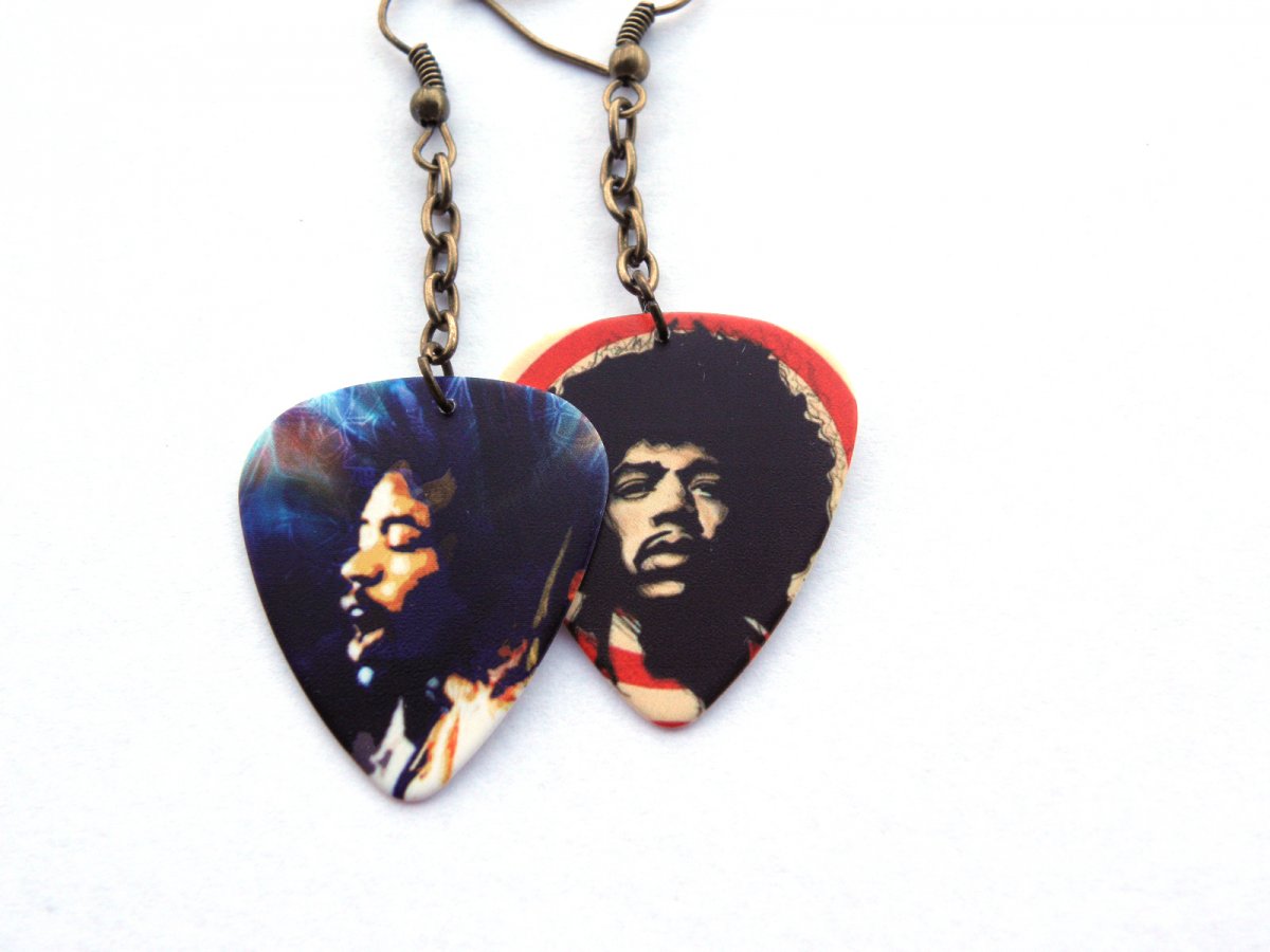 trsátka - náušnice - Jimi Hendrix