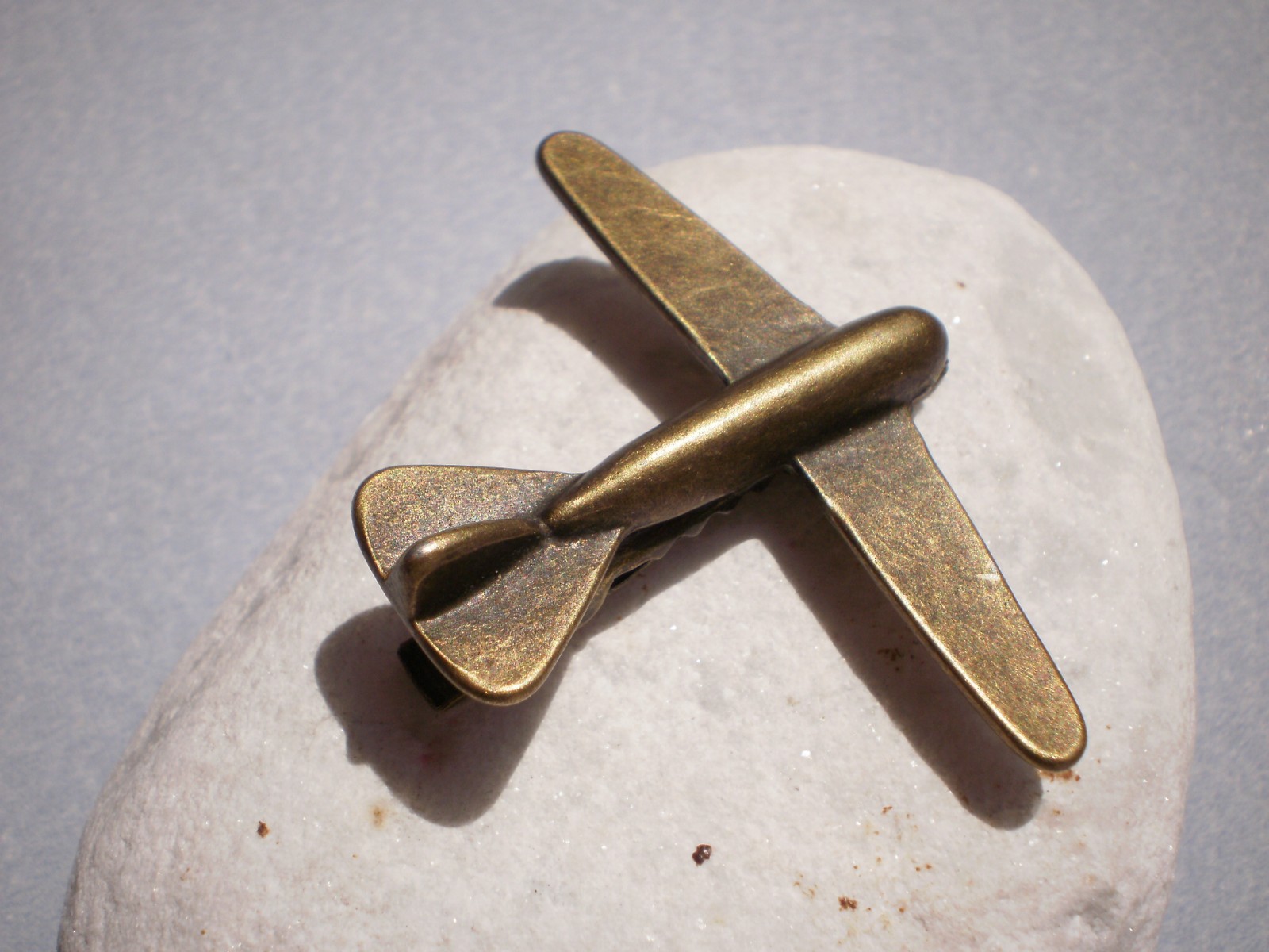 Steampunkový klip letadlo