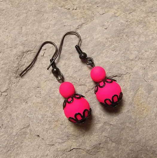 Neonové mini - růžové