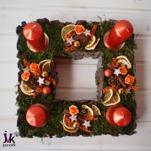 Vánoční svícen Silvie