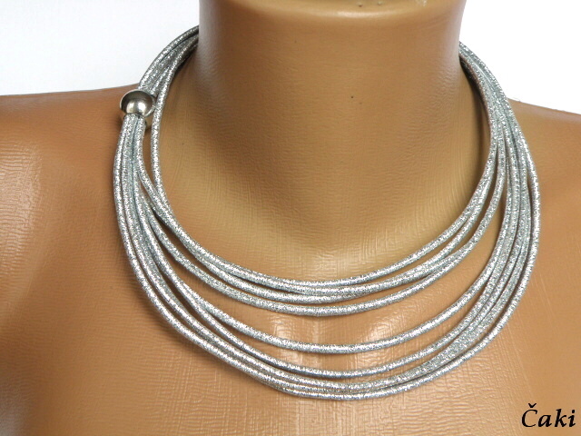 Stříbrný mráček -náhrdelník