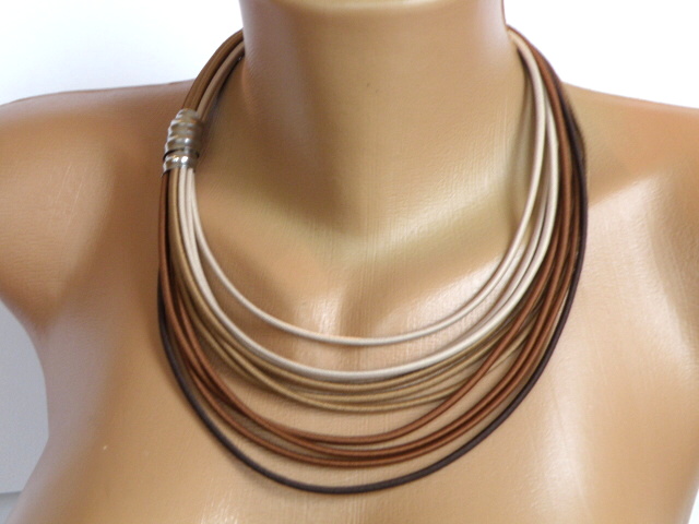 Letní káva + capuccino - náhrdleník