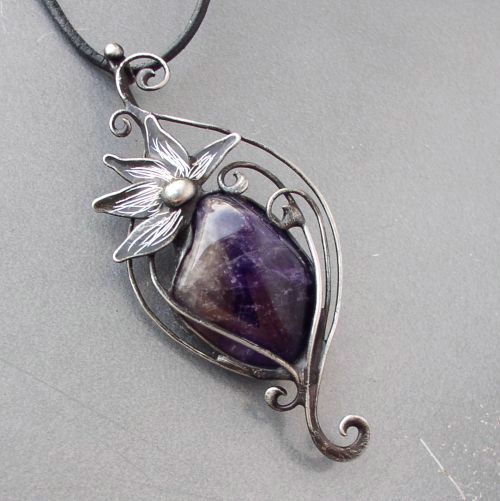 Art nouveau amethyst