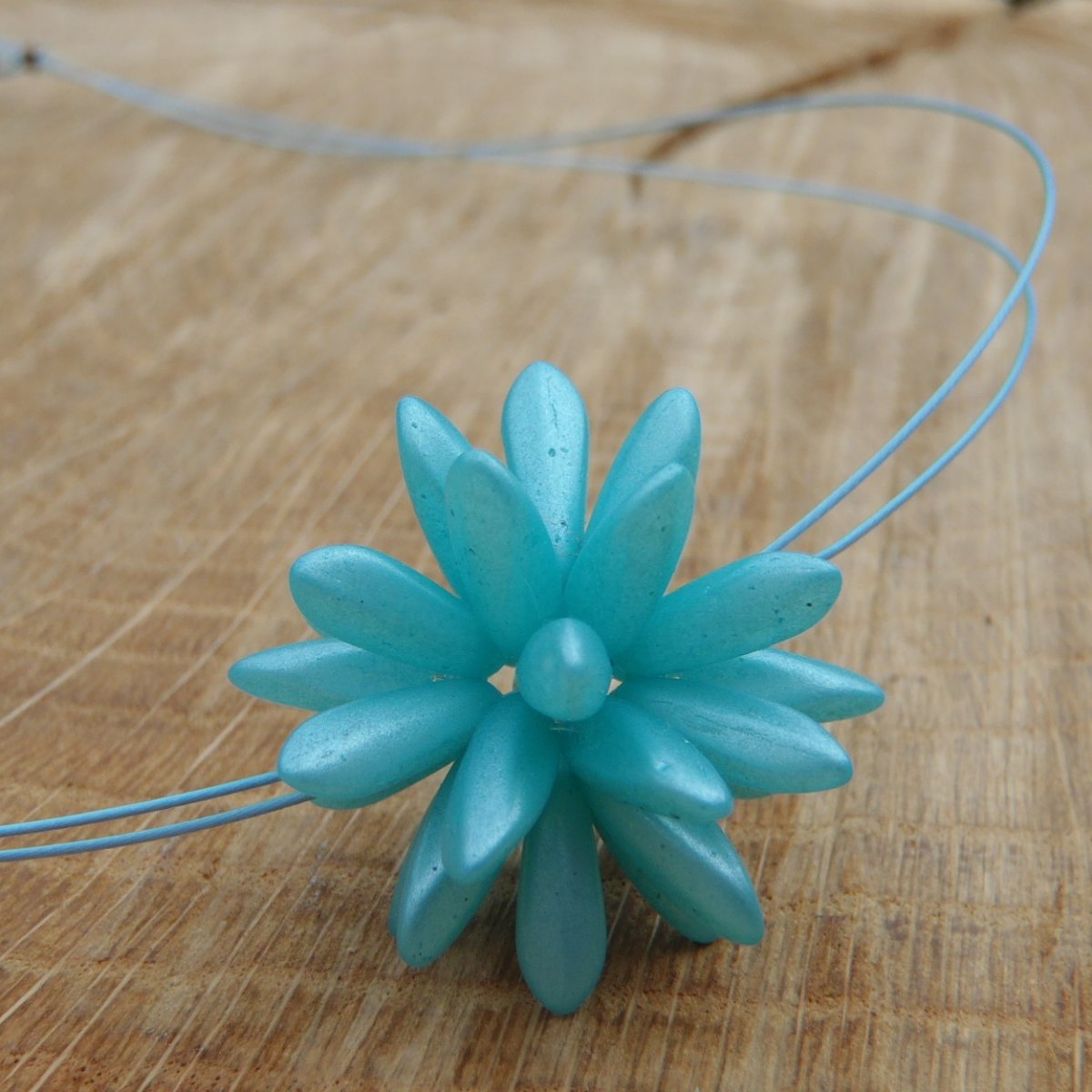 Tyrkysový ježek - náhrdelník