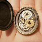 Steampunkový otevírací prsten 