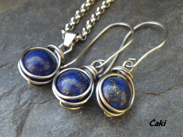 Lapis lazuli - souprava