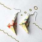 - origami skalár - náušnice