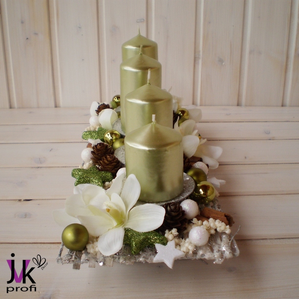 Vánoční svícen Izabela