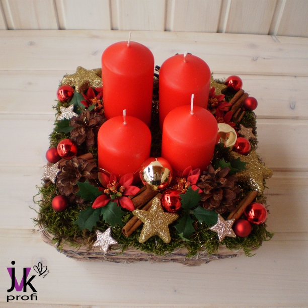 Vánoční svícen Klaudie