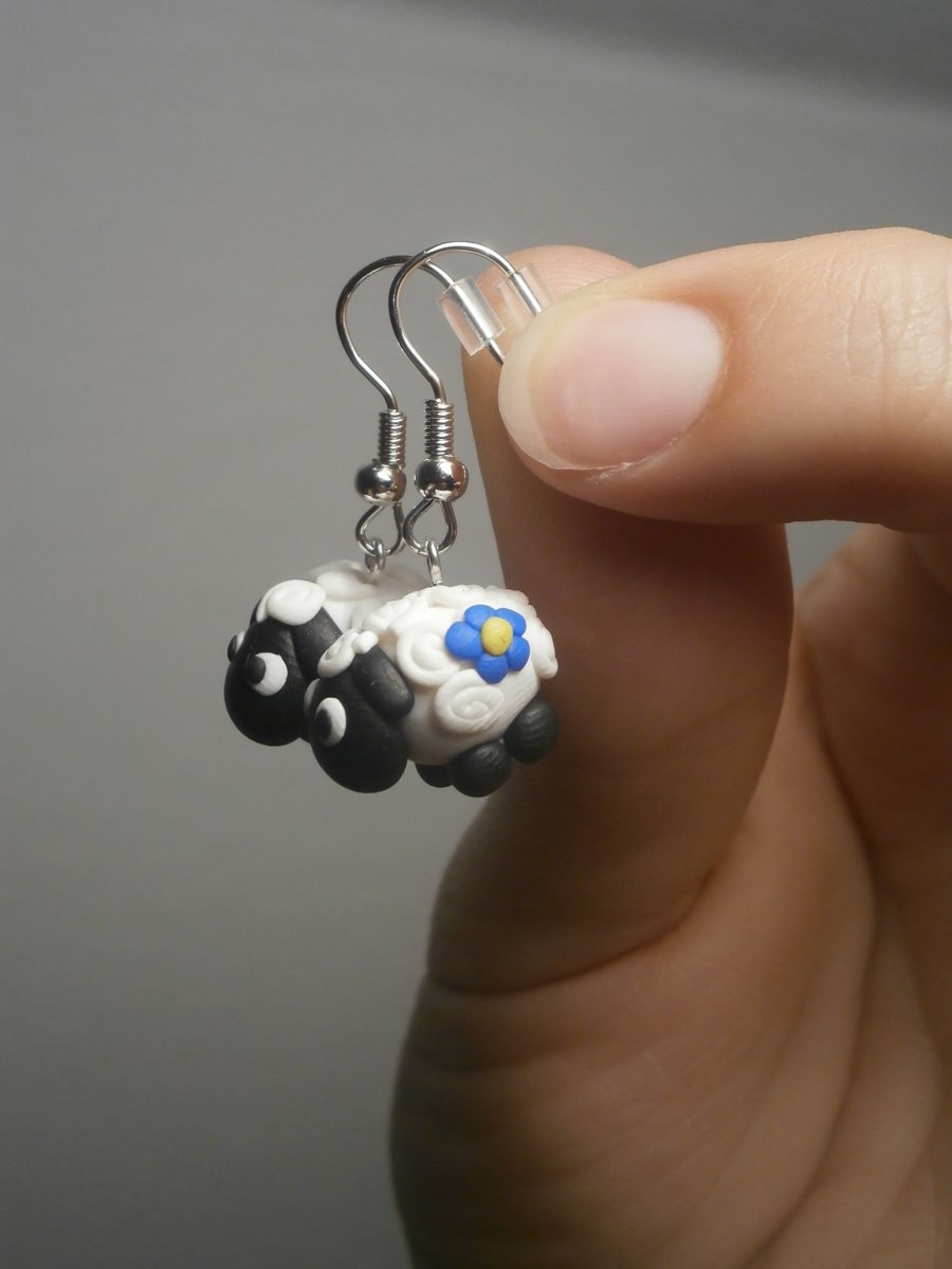 Náušnice ovečky - i pro alergiky