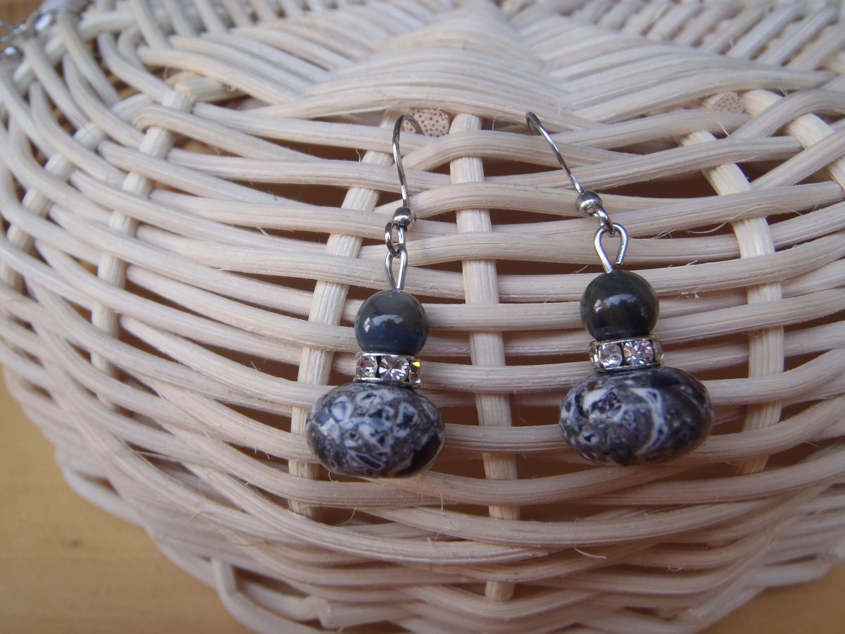 černé mramorové, chirurgická ocel