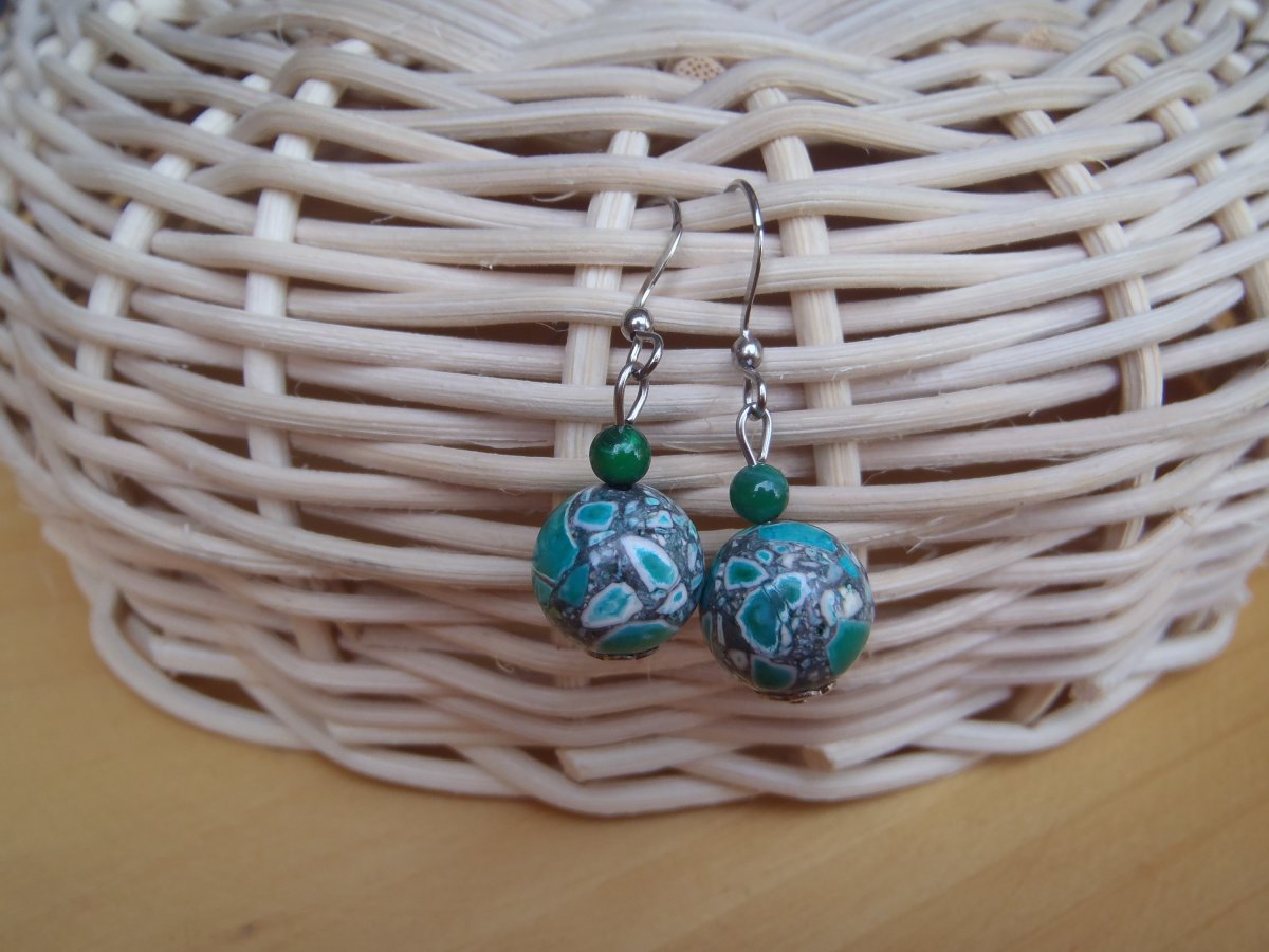 zelené mramorové, chirurgická ocel