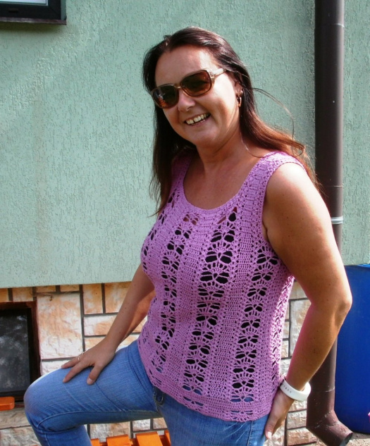 fialkové háčkování
