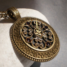 Starobronzový steampunkový náhrdelník